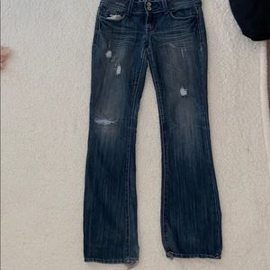 knock out skinny boot jeans